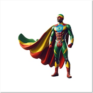 Ethiopian- Superhero Posters and Art